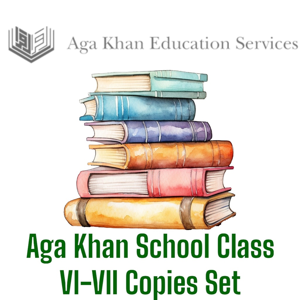 Aga Khan School Class VI-VII Copies Set