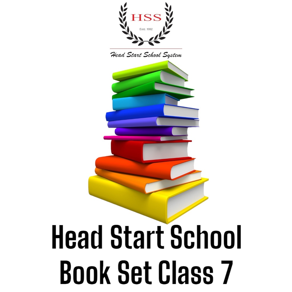 Head Start School Book Set Class 7 With Plastic Cover
