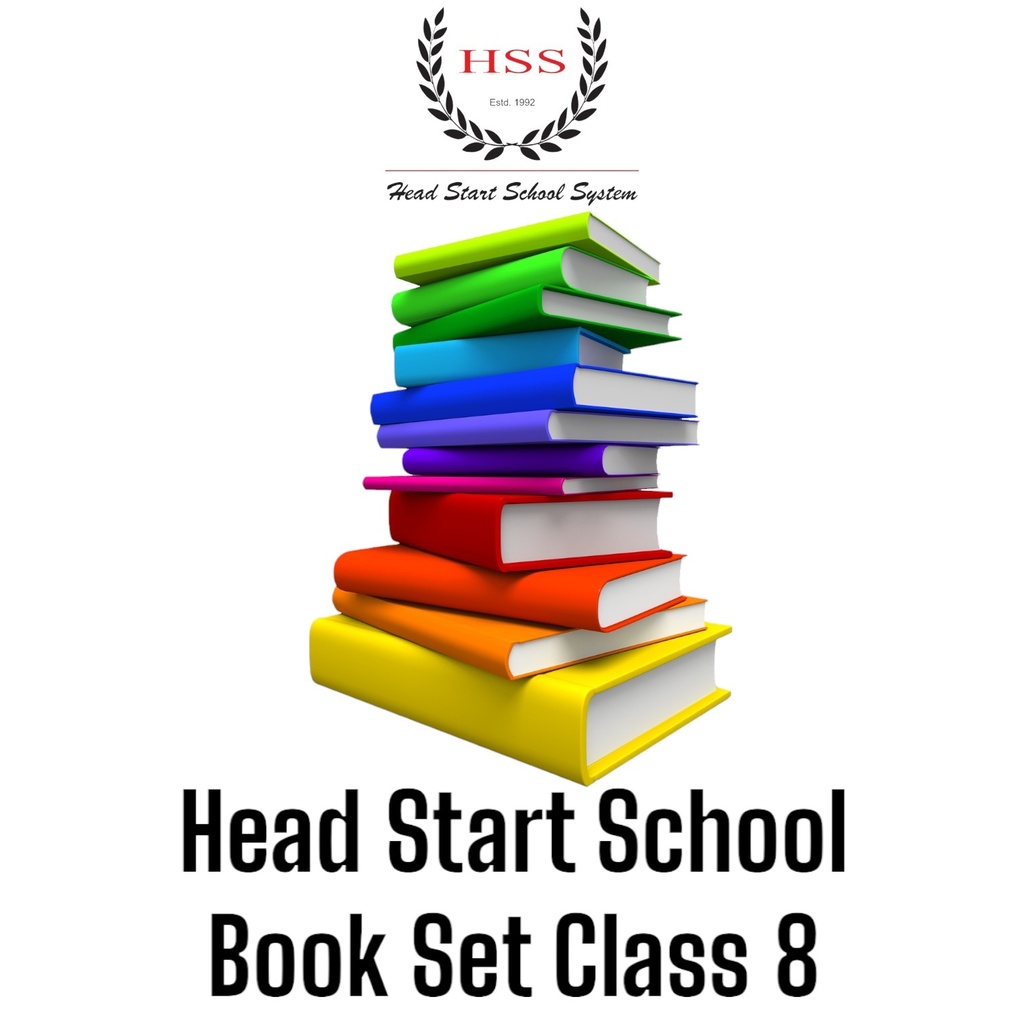 Head Start School Book Set Class 8