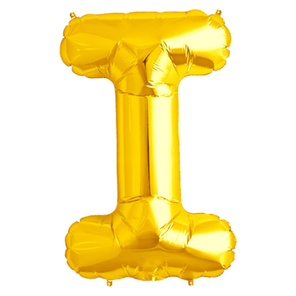 Alphabet Golden Foil Balloon I