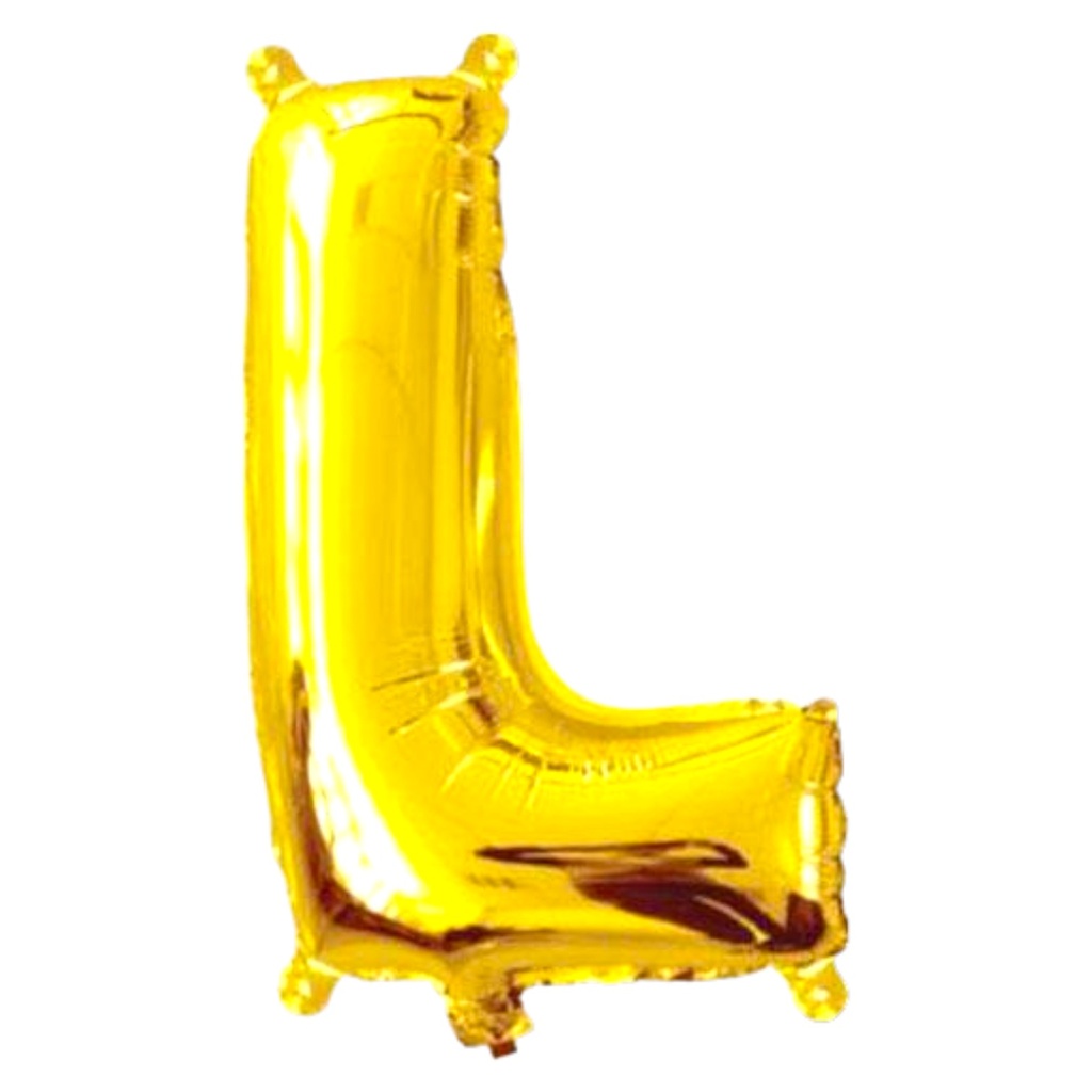 Alphabet Golden Foil Balloon L
