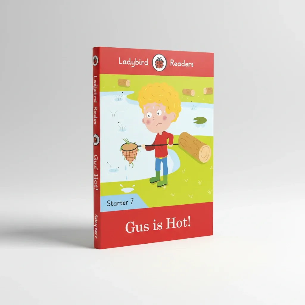 [9780241393734] Ladybird Readers: Gus Is Hot Book Starter 7