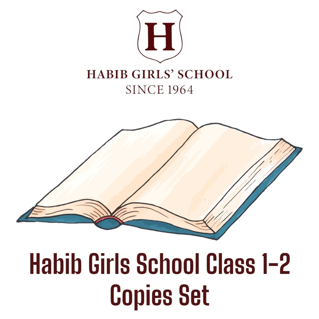 Habib Girls School Class 1-2 Copies Set