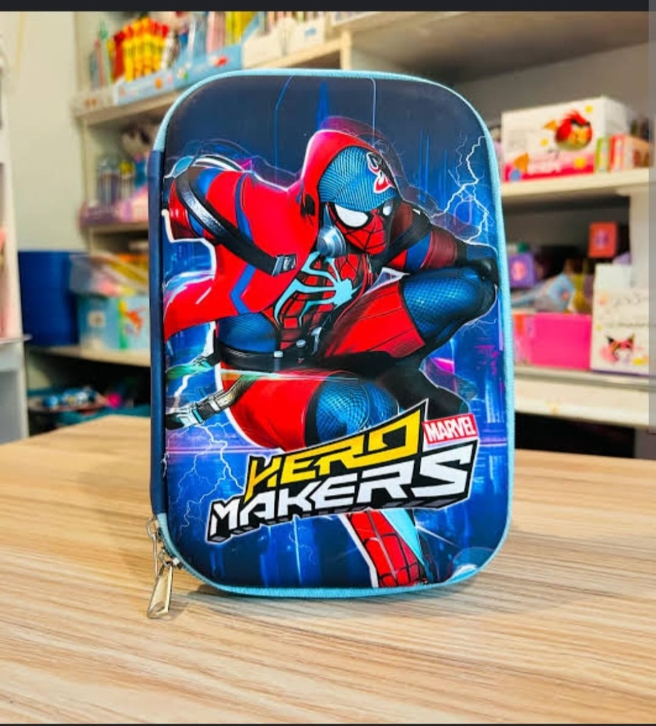 3d Pencil Pouch Assorted Colour Girl & Boys