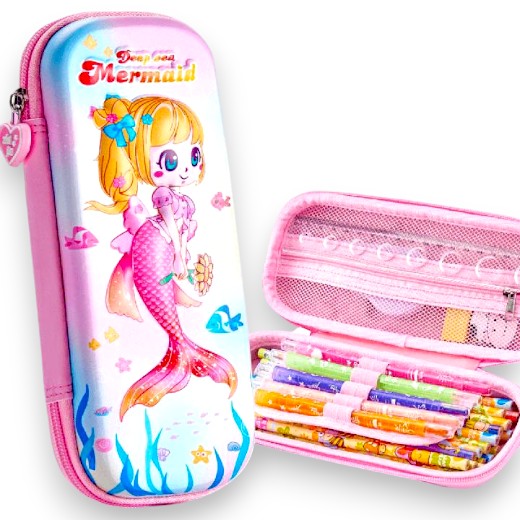 3D Labubu Pencil Pouch - Pink - 5620