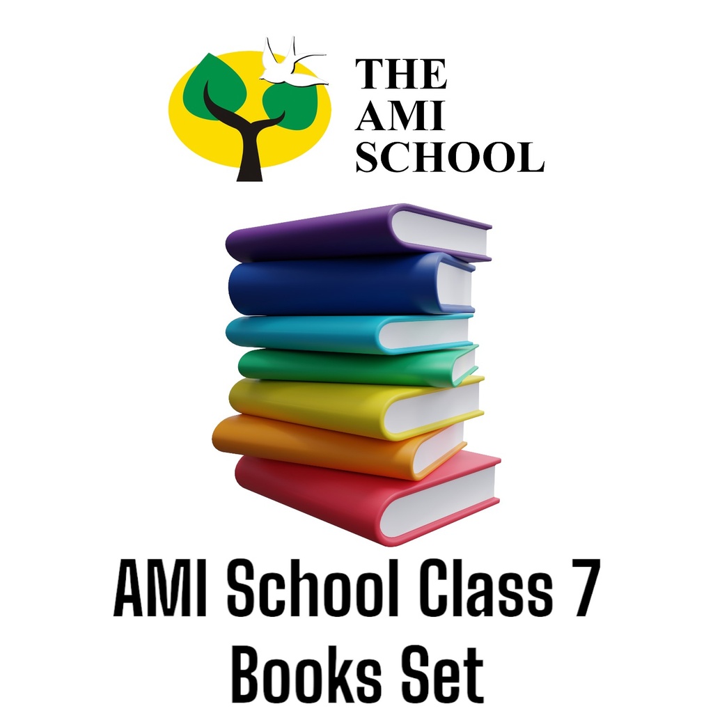 AMI School Class 7 Books Set With Plastic Cover