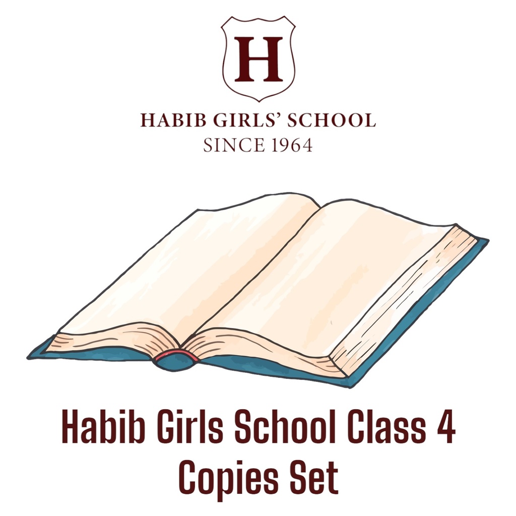 Habib Girls School Class 4 Copies Set