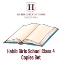 Habib Girls School Class 4 Copies Set