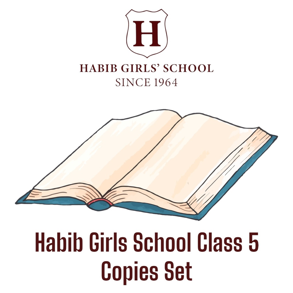 Habib Girls School Class 5 Copies Set