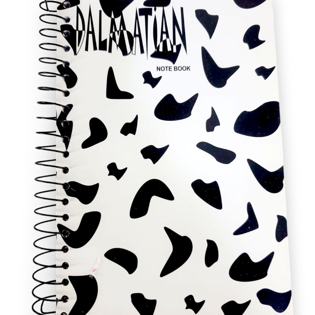 Dalmatian Diary Size Spiral Notebook 100 Pages