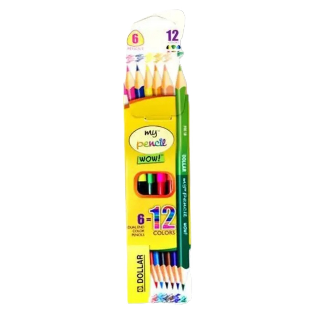[695240209414] Dollar Dual Tip Color Pencils 12=24 - PDC 15