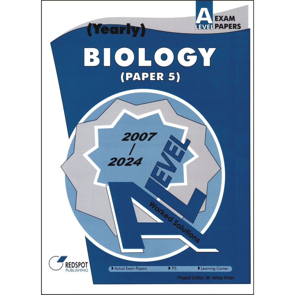 [9789696230649] REDSPOT A Level Biology Paper 5 Yearly (2007-2024)