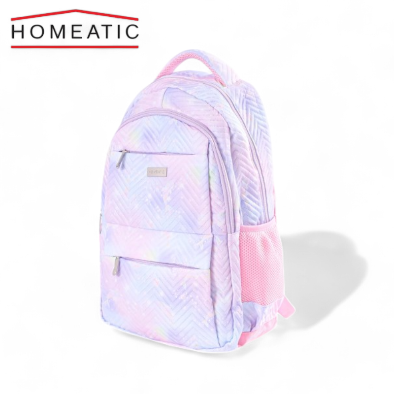 Homeatic Dolphin Design School Bag - Purple - 5008