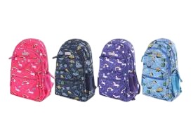 Homeatic Hexagon Design College  Bag - Assorted Colour