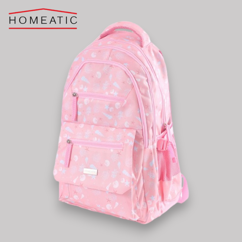 Homeatic Unicorn Design School Bag - Peach - 5002