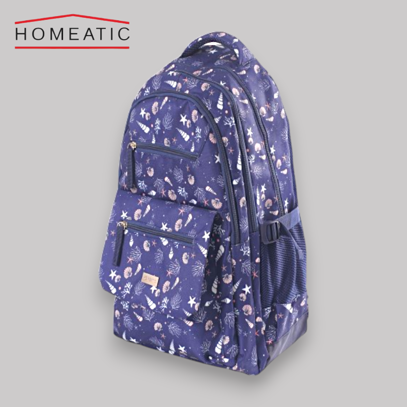 Homeatic Unicorn Design School Bag - Blue - 5002