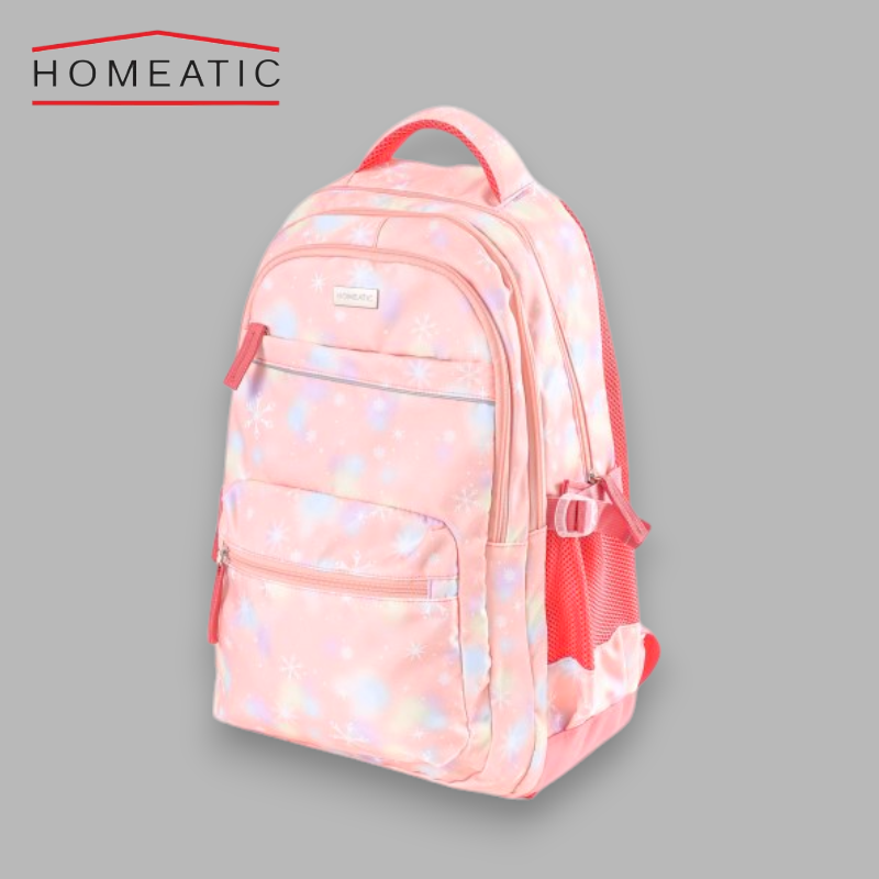 Homeatic Star Design School Bag - Peach - 5003