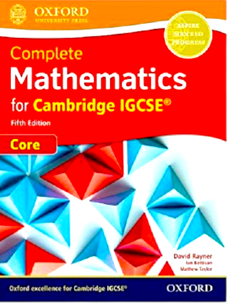 Complete Mathematics for Cambridge IGCSE Student Book