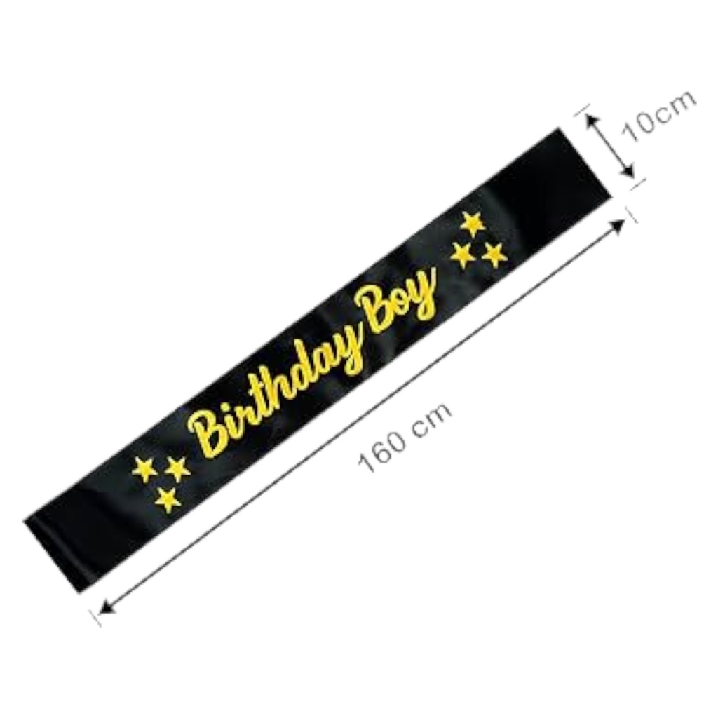 Birthday Boy Sash - Assorted Colour