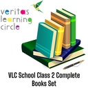 VLC School Class 2 Complete Books Set With Plastic Cover & Stationery Pack