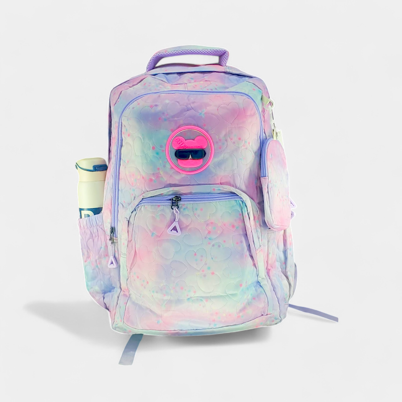 Googel Design School Bag 20inch - Pink - No. 184