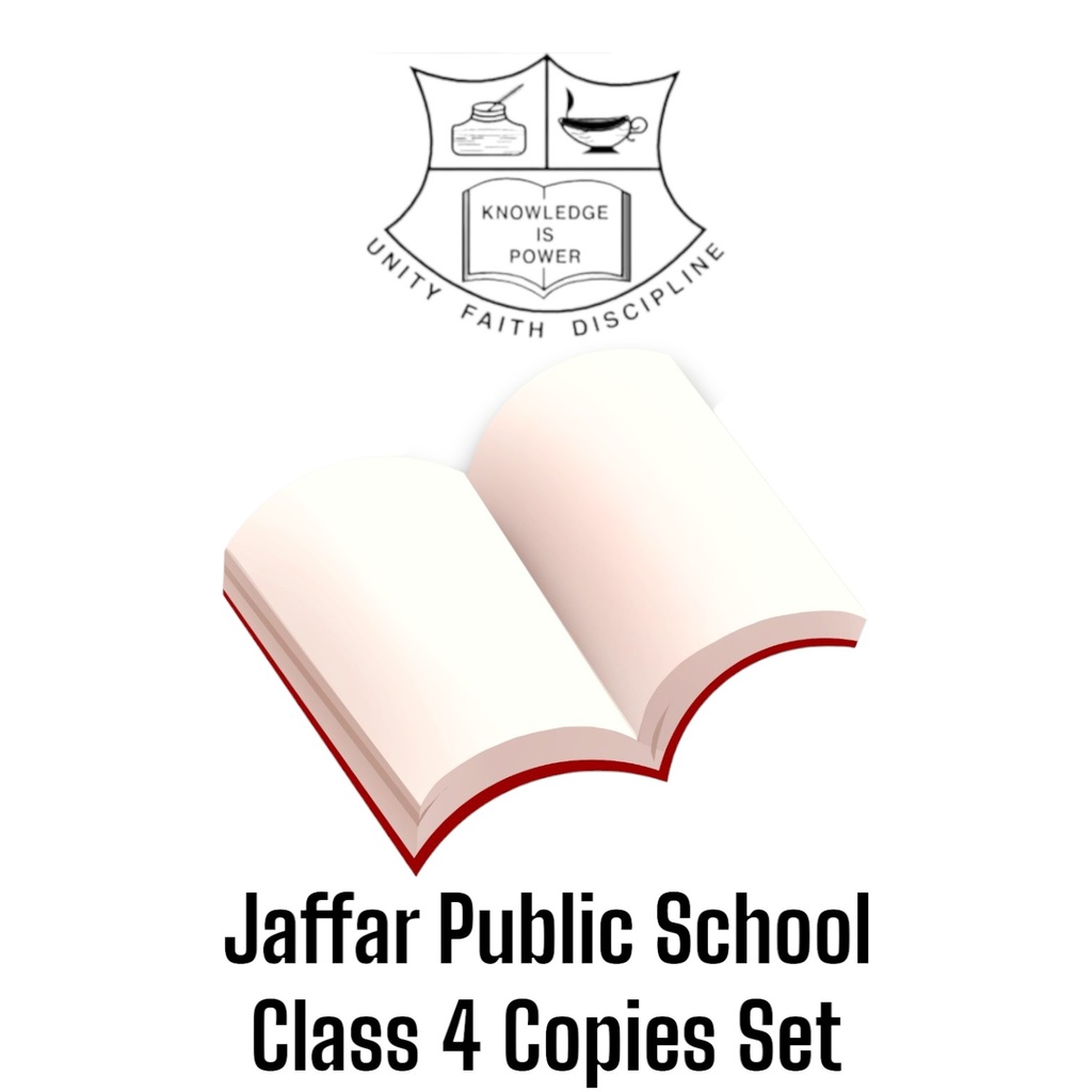 Jaffar Public School Class 4 Copies Set