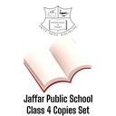Jaffar Public School Class 4 Copies Set