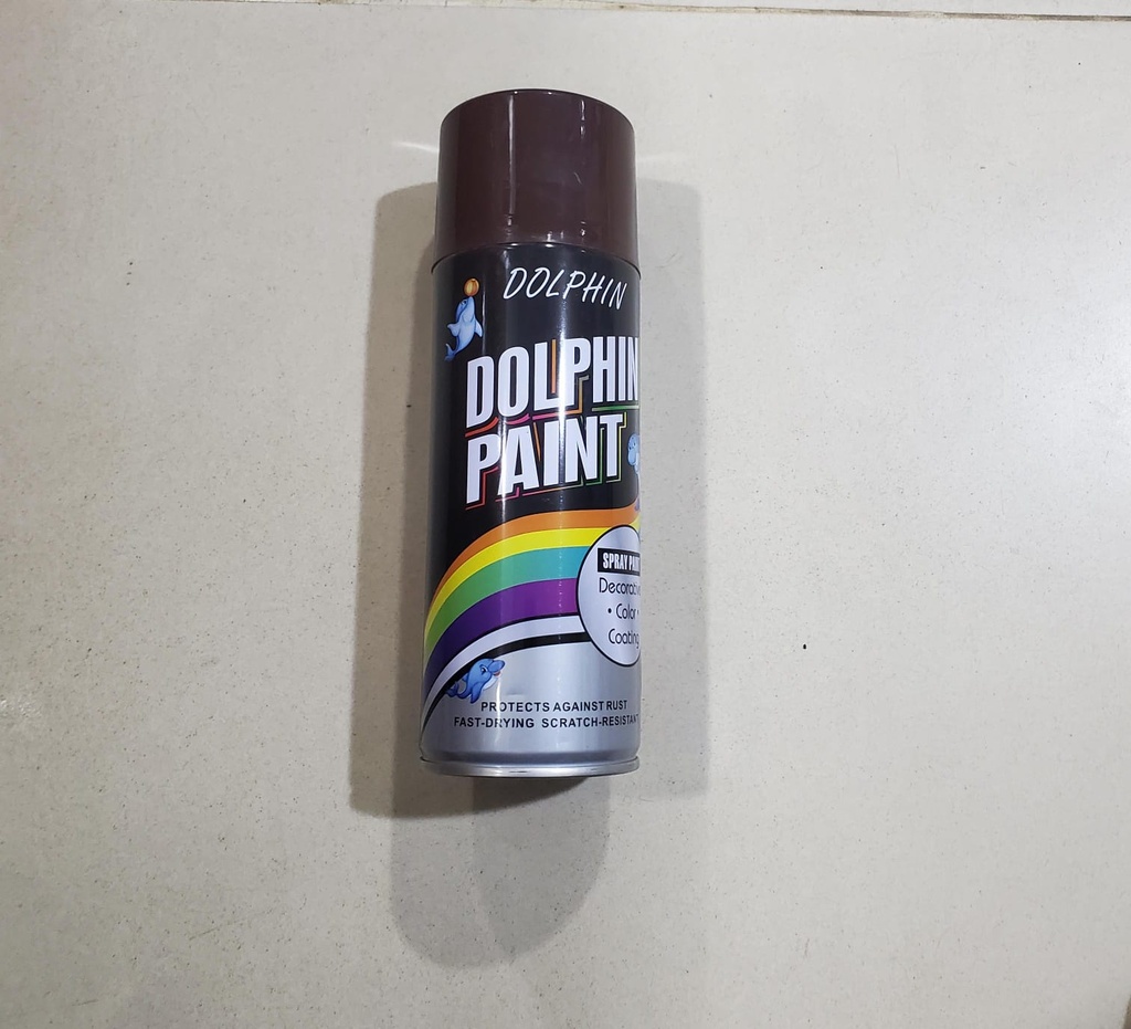 Spray Paint - Brown 400ml Dolphin