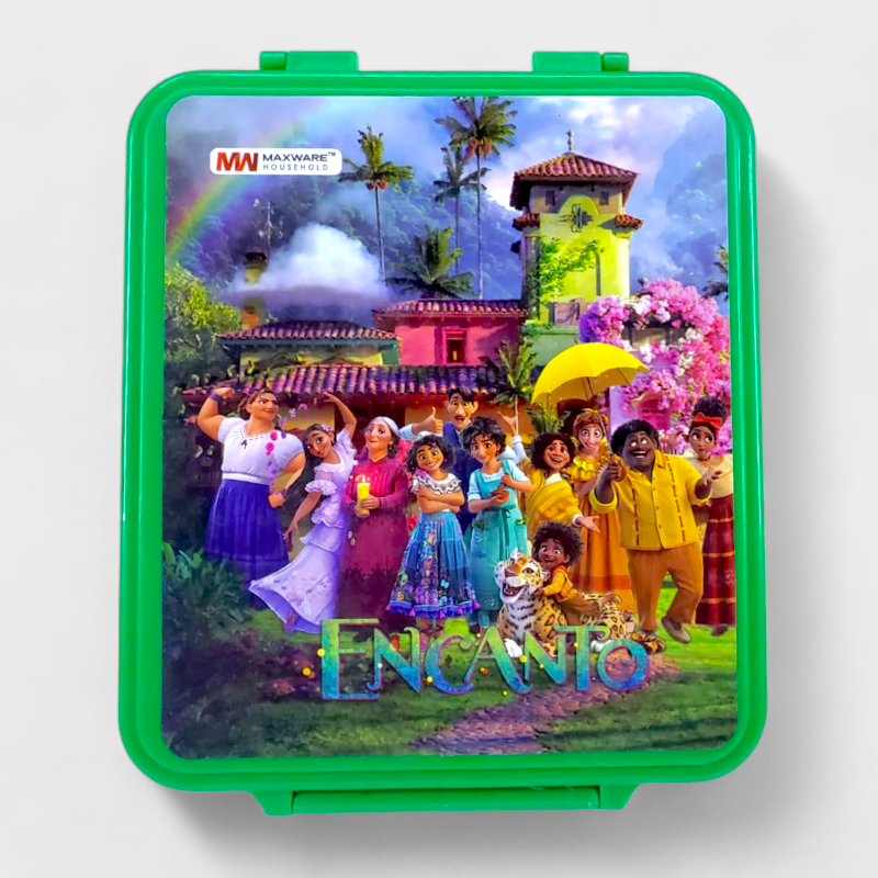 [633710774505] Maxware 4 Compartments Munch Box - Assorted Characters