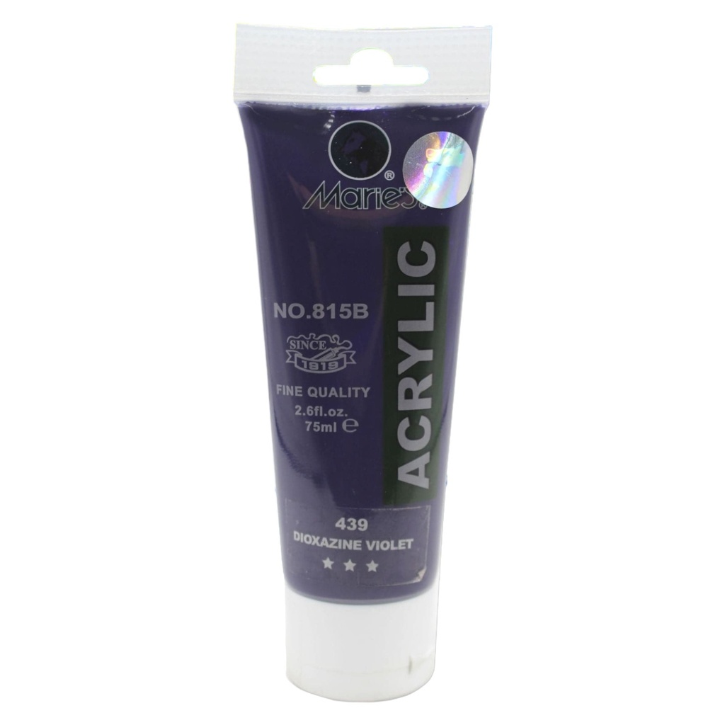 Maries Acrylic Paint 75ml (439) - Dioxazine Violet