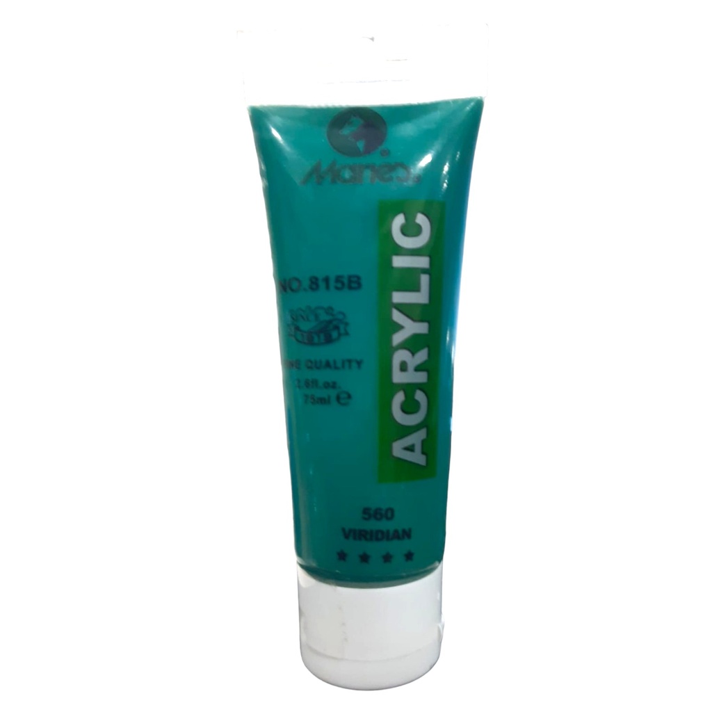[6931818037275] Maries Signature Acrylic Paint - 75ml - No. 560 - Viridian