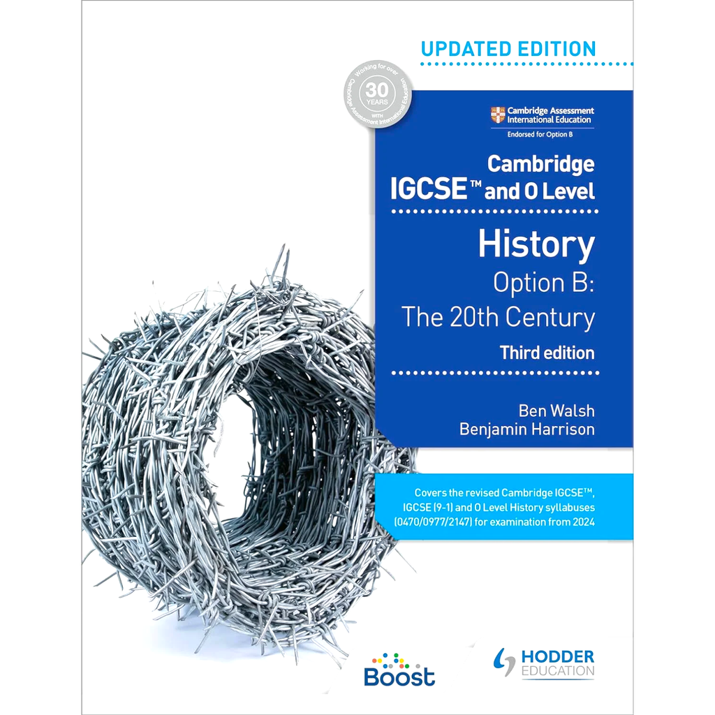 Cambridge IGCSE & O'Level History Option B Book - Updated Edition - Hodder Education - Low Price Edition