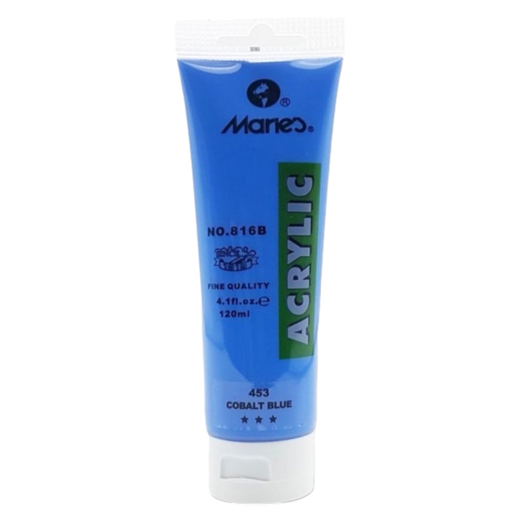 [6931818037244] Maries Acrylic Paint - 75ml - No. 453 - Cobalt Blue