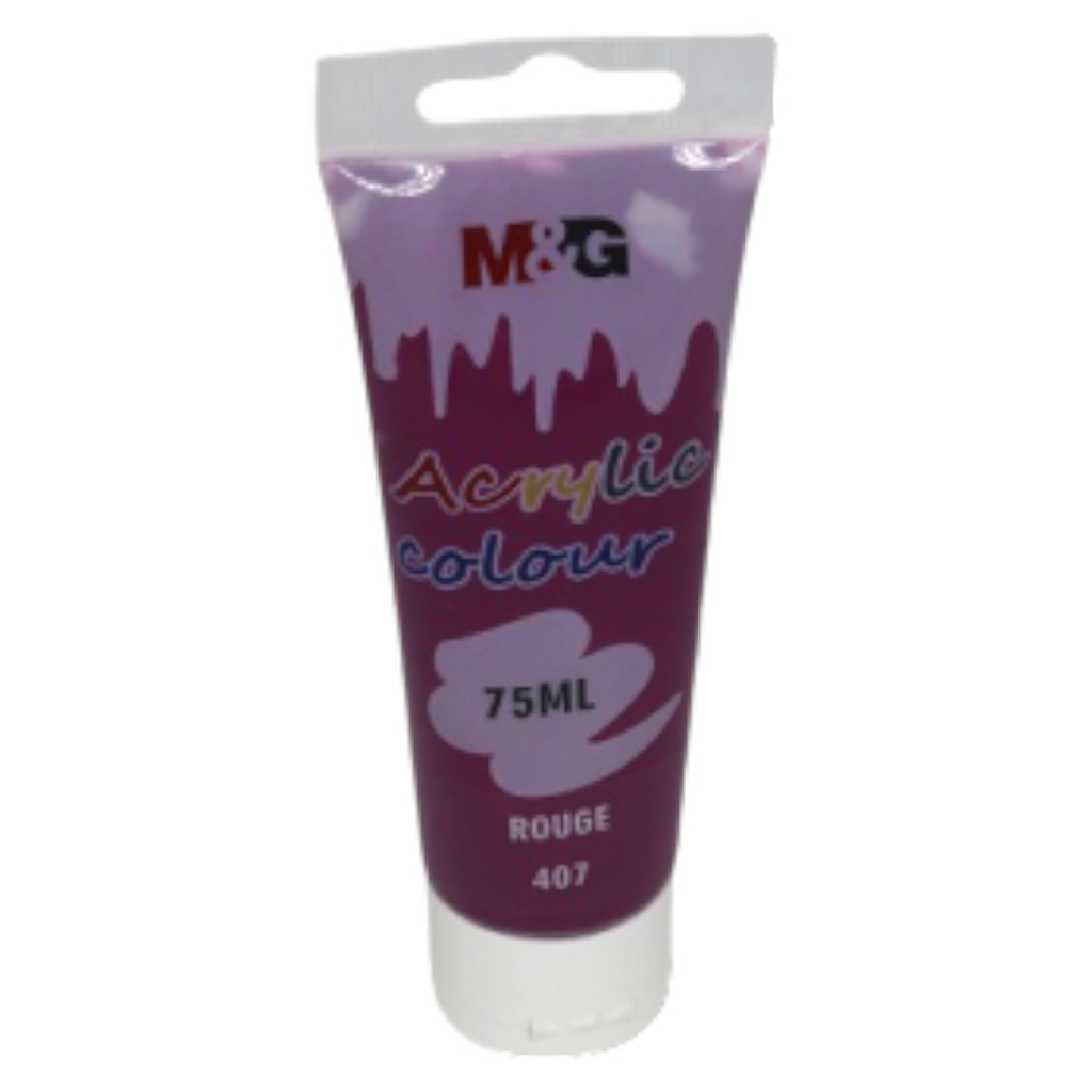 M&G Acrylic Paint 75ml - No.407 - Rouge