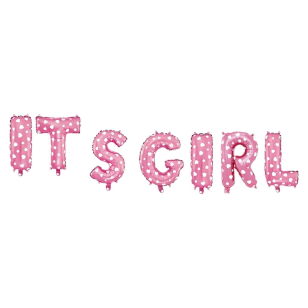 it's Girl Foil Balloon - Assorted Colour