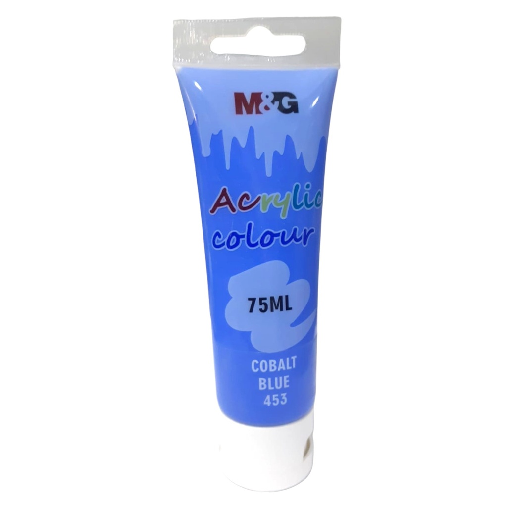 M&G Acrylic Paint 75ml - No.453 - Cobalt Blue