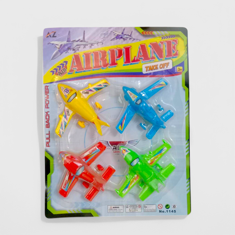 Airplane Take Off Toy - Pack of 4 - No. 1145