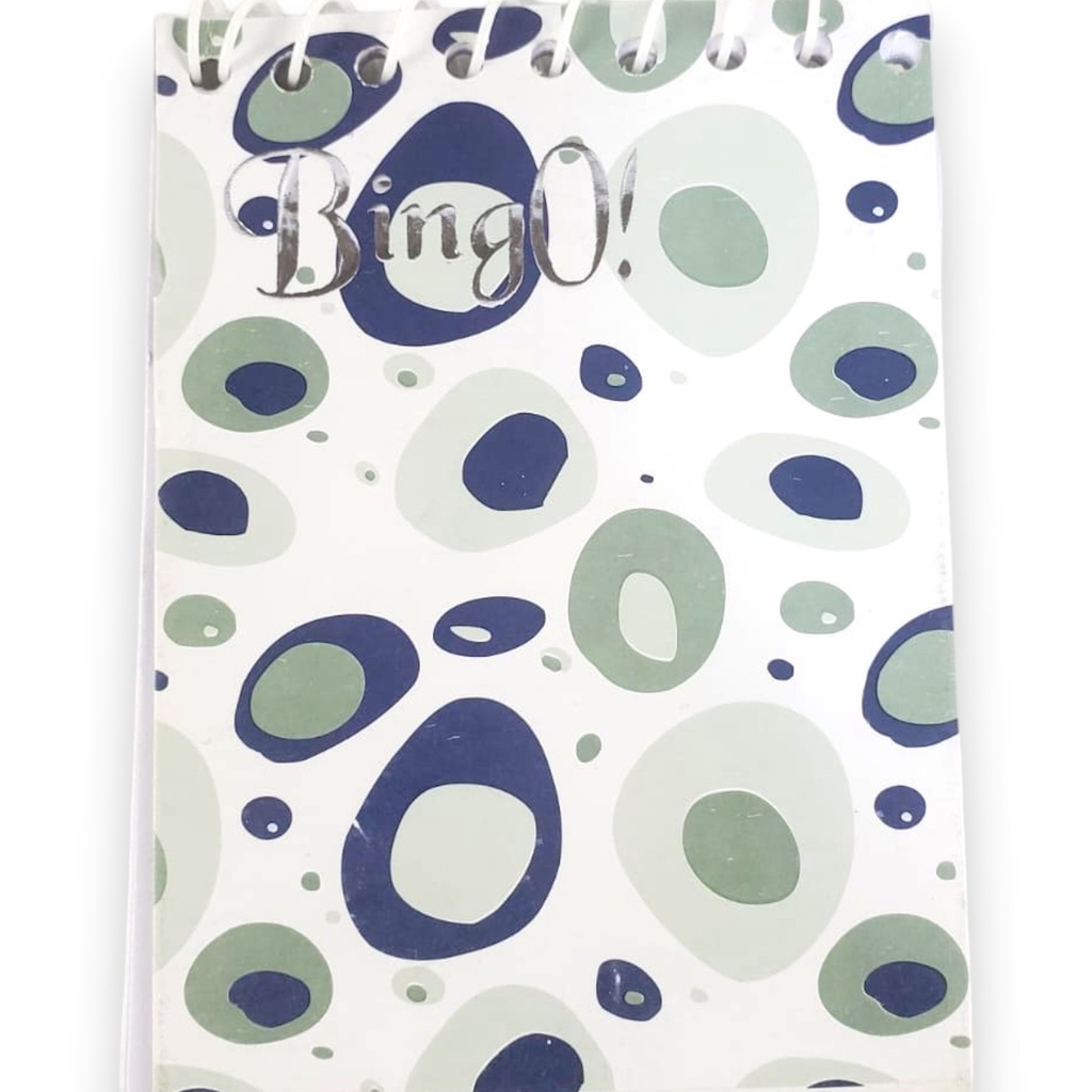 BingO Diary Size Spiral Notebook 100 Pages
