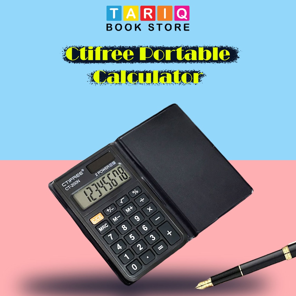 Ctifree Portable Calculator - 8 Digit - No. CT-200NC