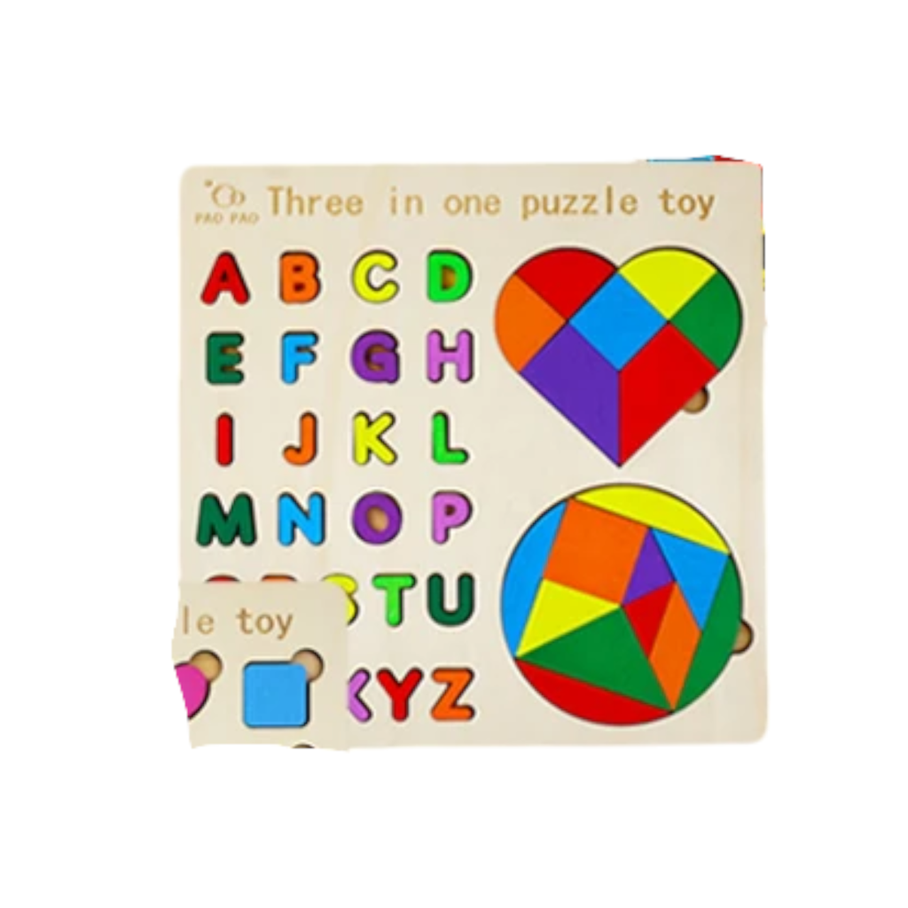 Tangram With Alphabet - PAO PAO