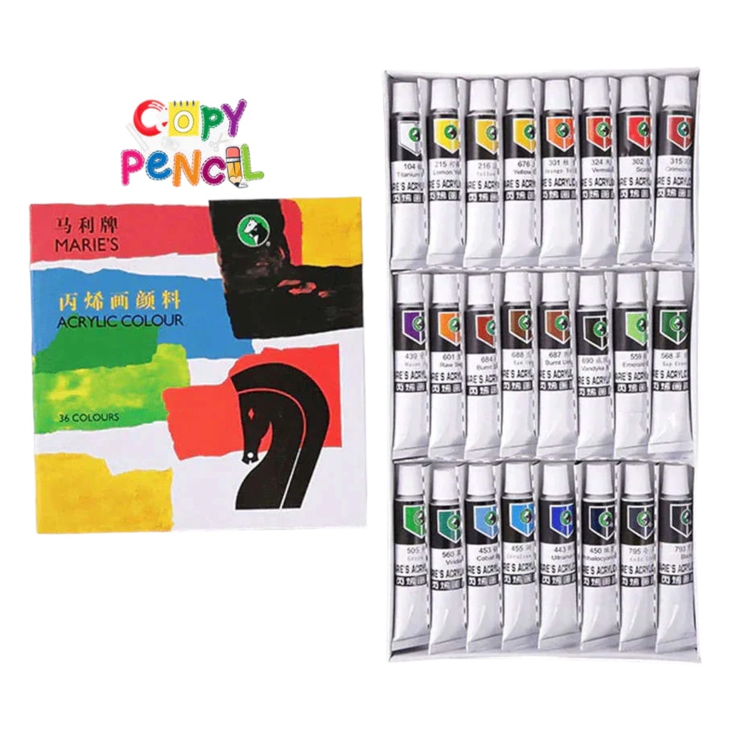 Marie's Acrylic Colour - 12ml - Pack of 24 - No. 824