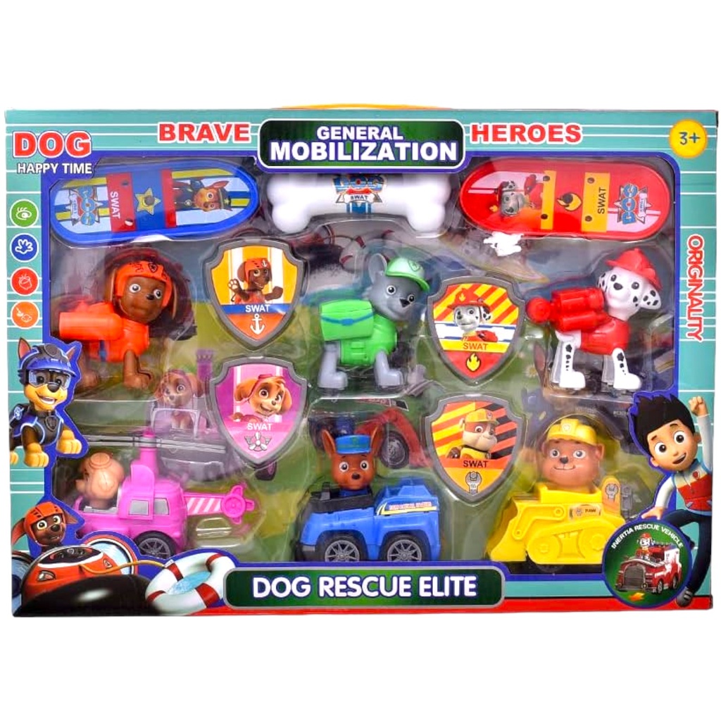 Paw Petrol Brave General Mobilization Heroes - 5546