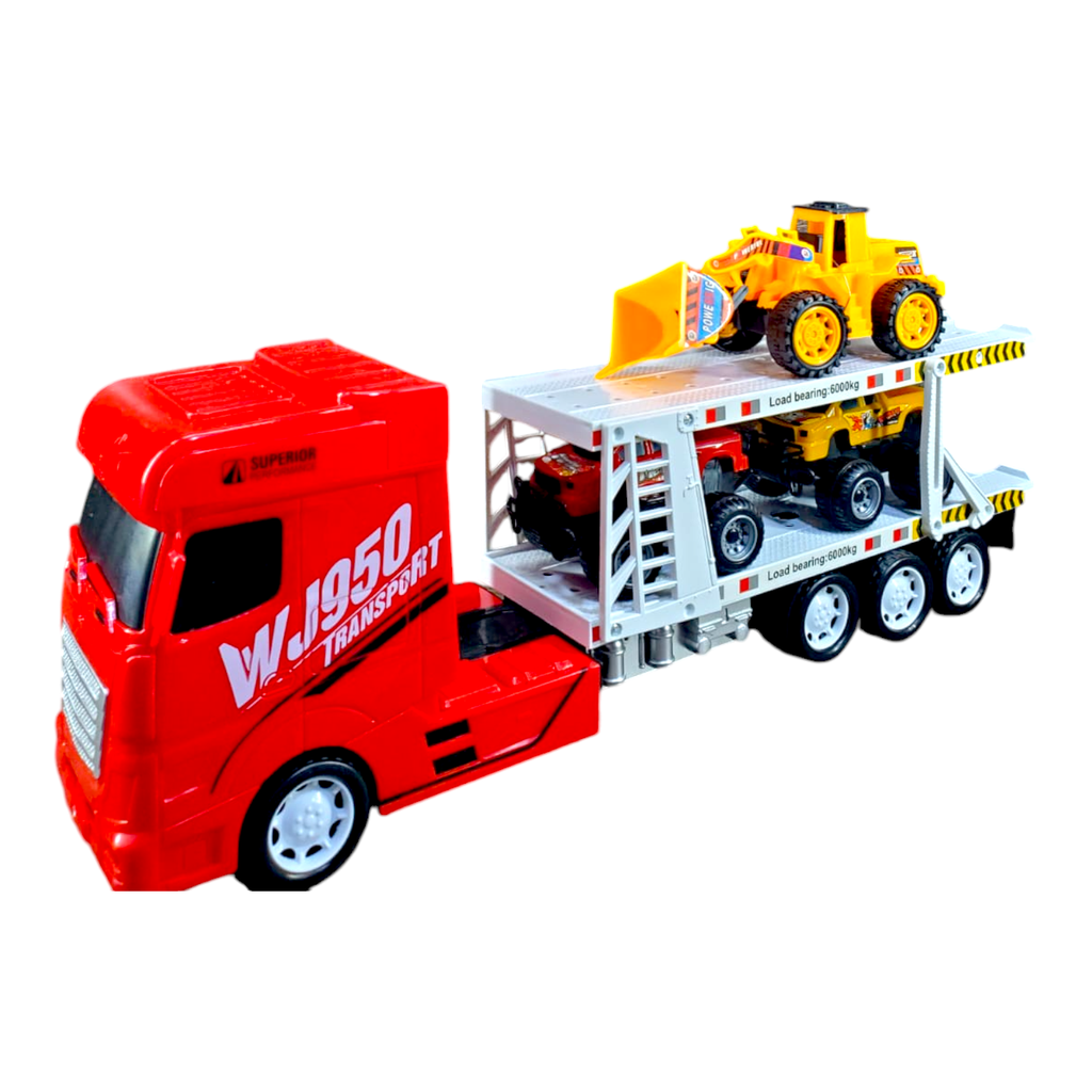 Inertiatoy Car High Quality WJ-950 Carrier Truck