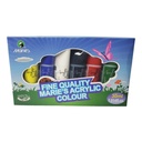Fine Quality Acrylic Paints Set 6 Pieces - Maries