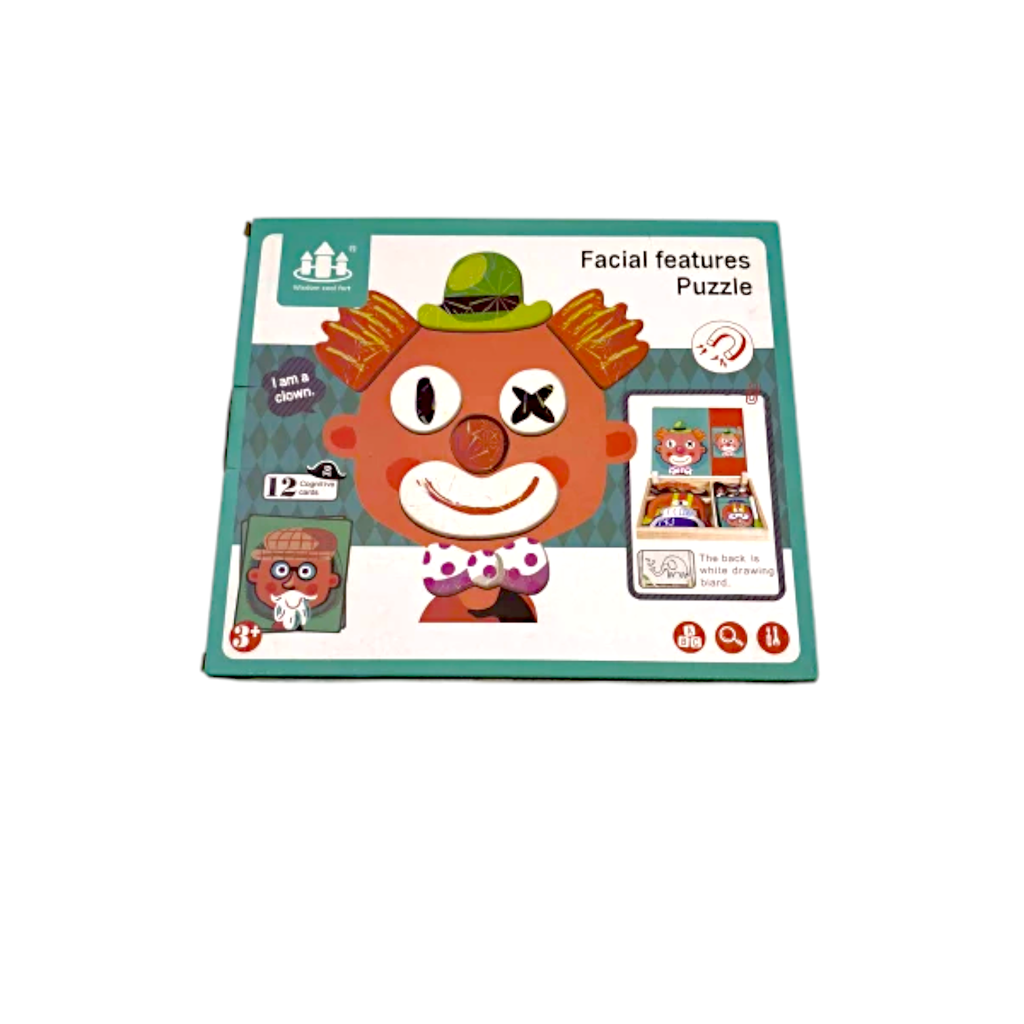 Wooden Magnetic Clown Book KABY