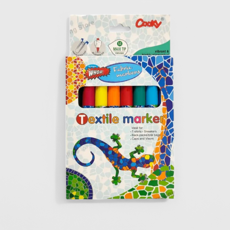 Textile Marker 12 Colour F-018-12