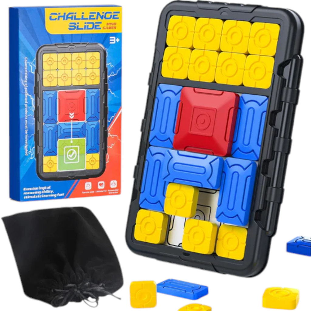 Magnetic Brain Teaser Slide Puzzle Game