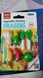 Vegetable Eraser Set - No. QH-8309 - QIHAO