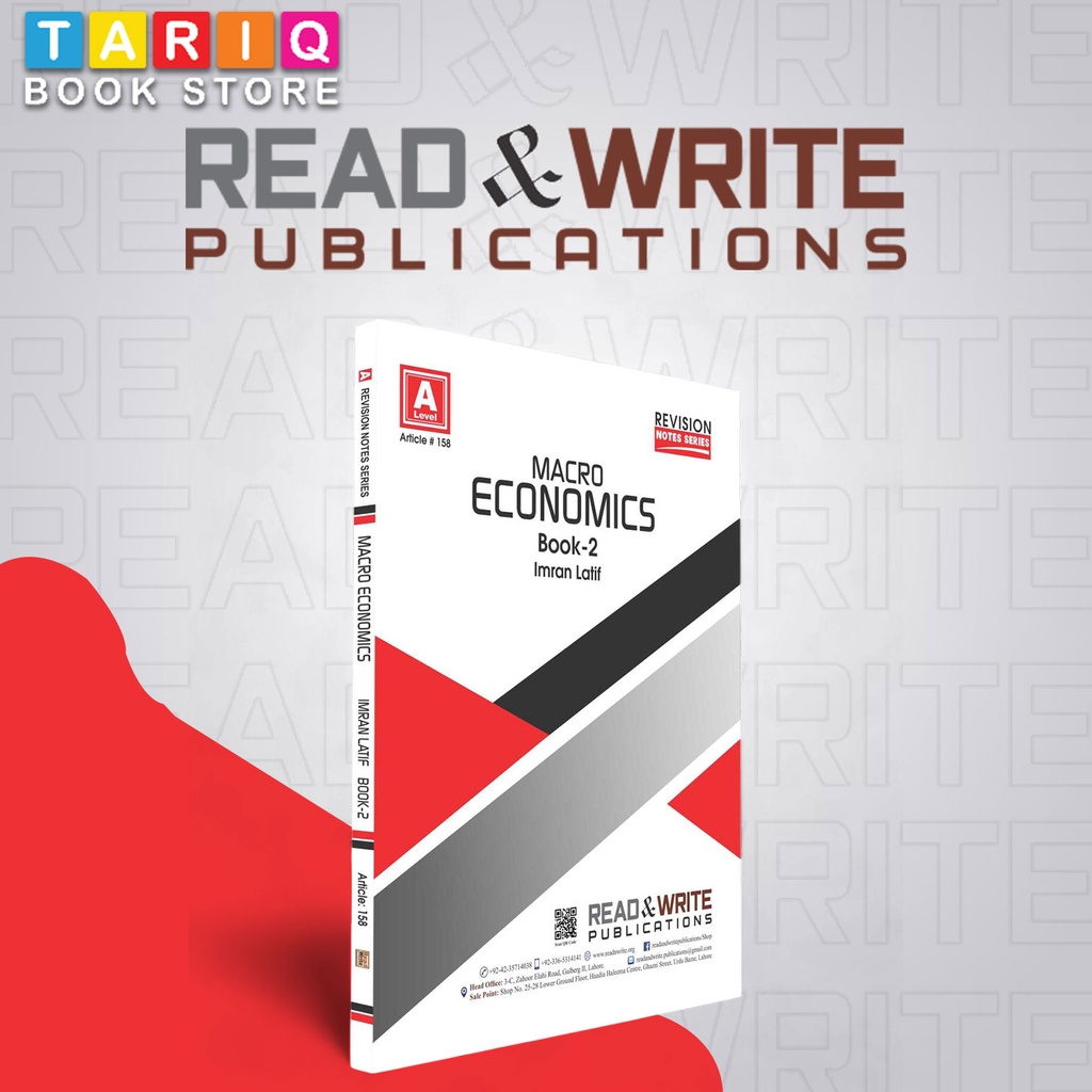 Read & Write Micro Economics Book 2 AS Level Notes - 2019 - 2021 -  By Imran Latif - No. 158