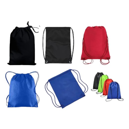 Drawstring Dori/Exam Parachute Bag  - Assorted Design/Colours - DB666